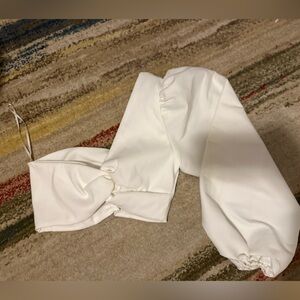 Zara crop blouse